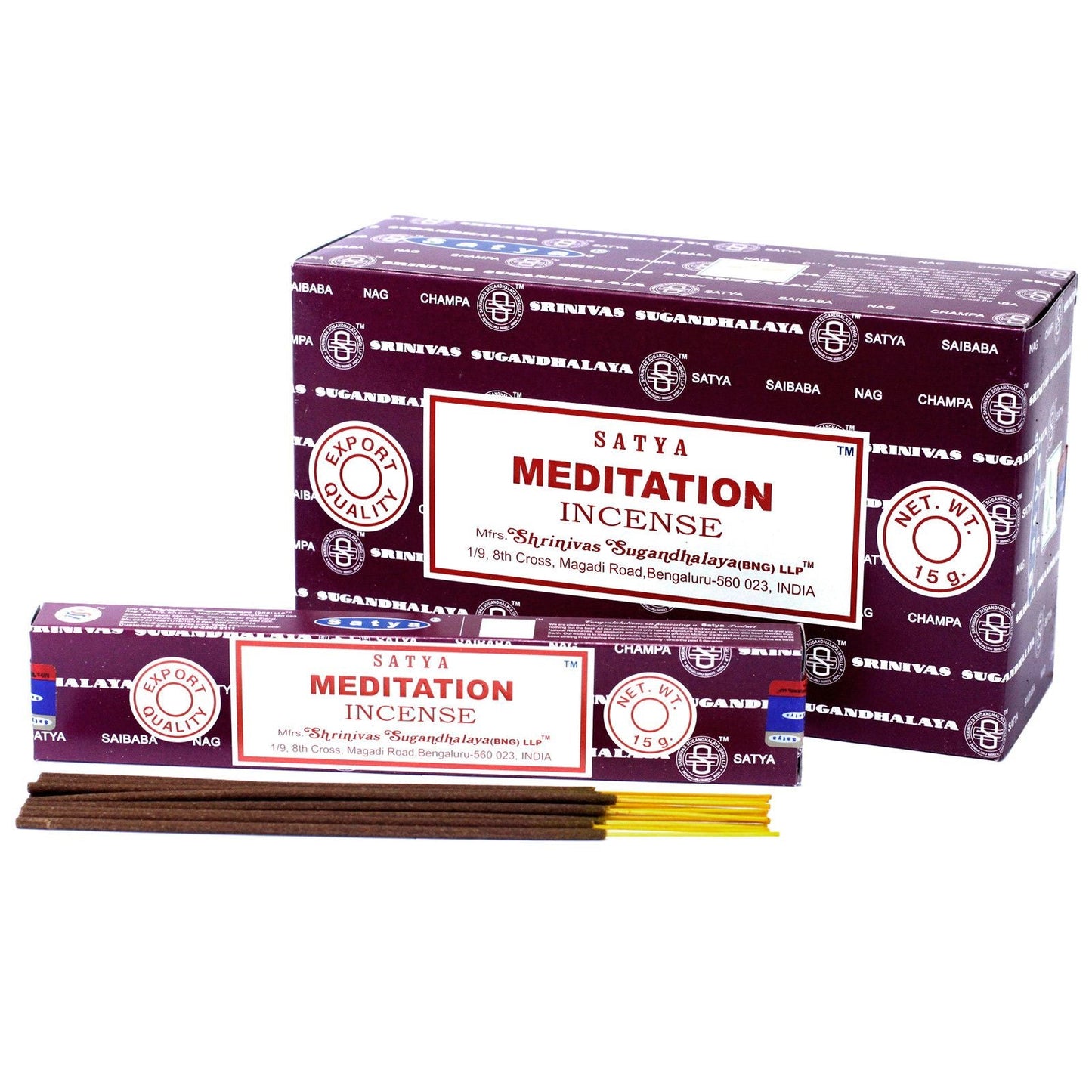 Satya Incense 15gm -  Meditation - Herbalshire Handmade Herbal Products