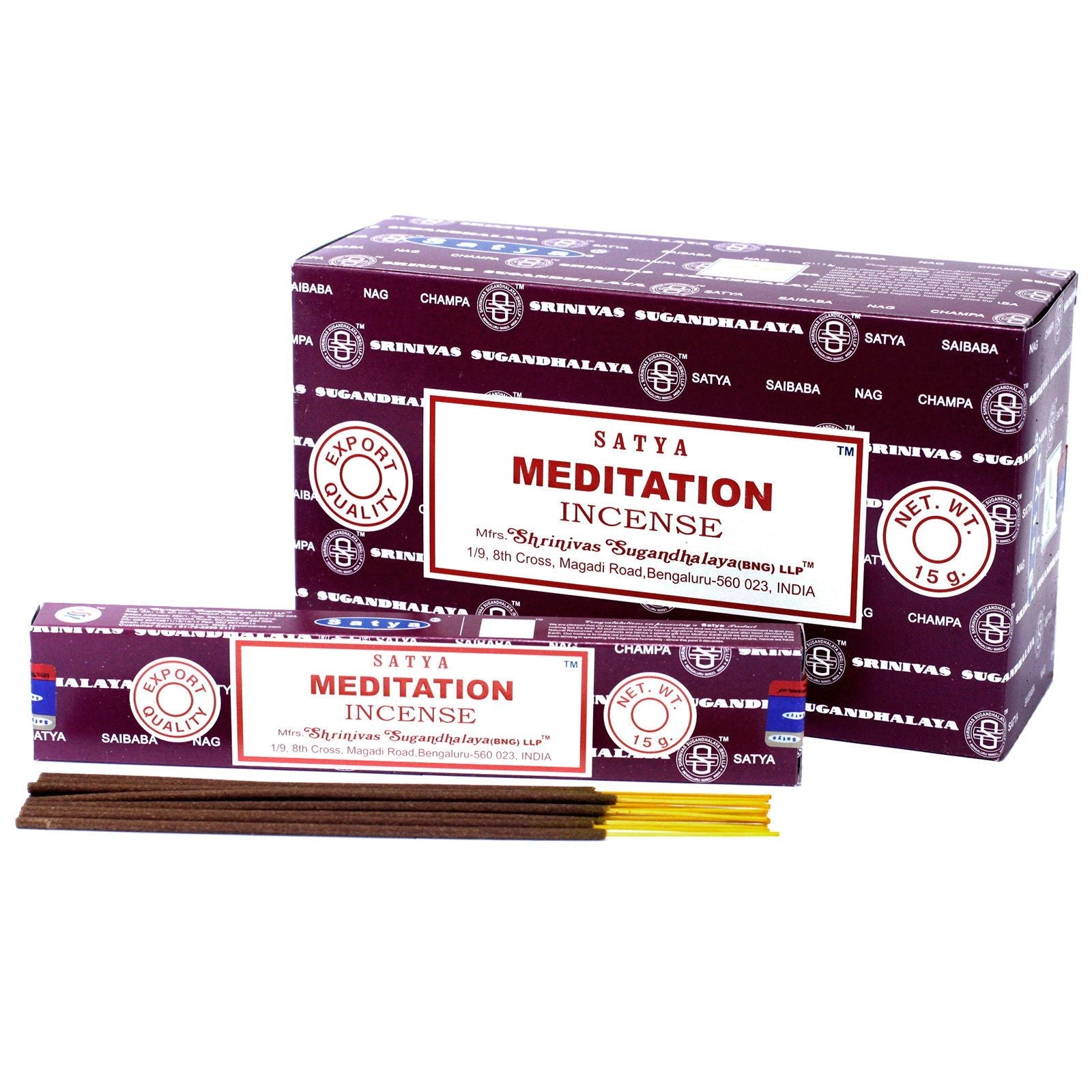 Satya Incense 15gm -  Meditation - Herbalshire Handmade Herbal Products