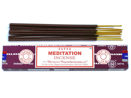 Satya Incense 15gm -  Meditation - Herbalshire Handmade Herbal Products