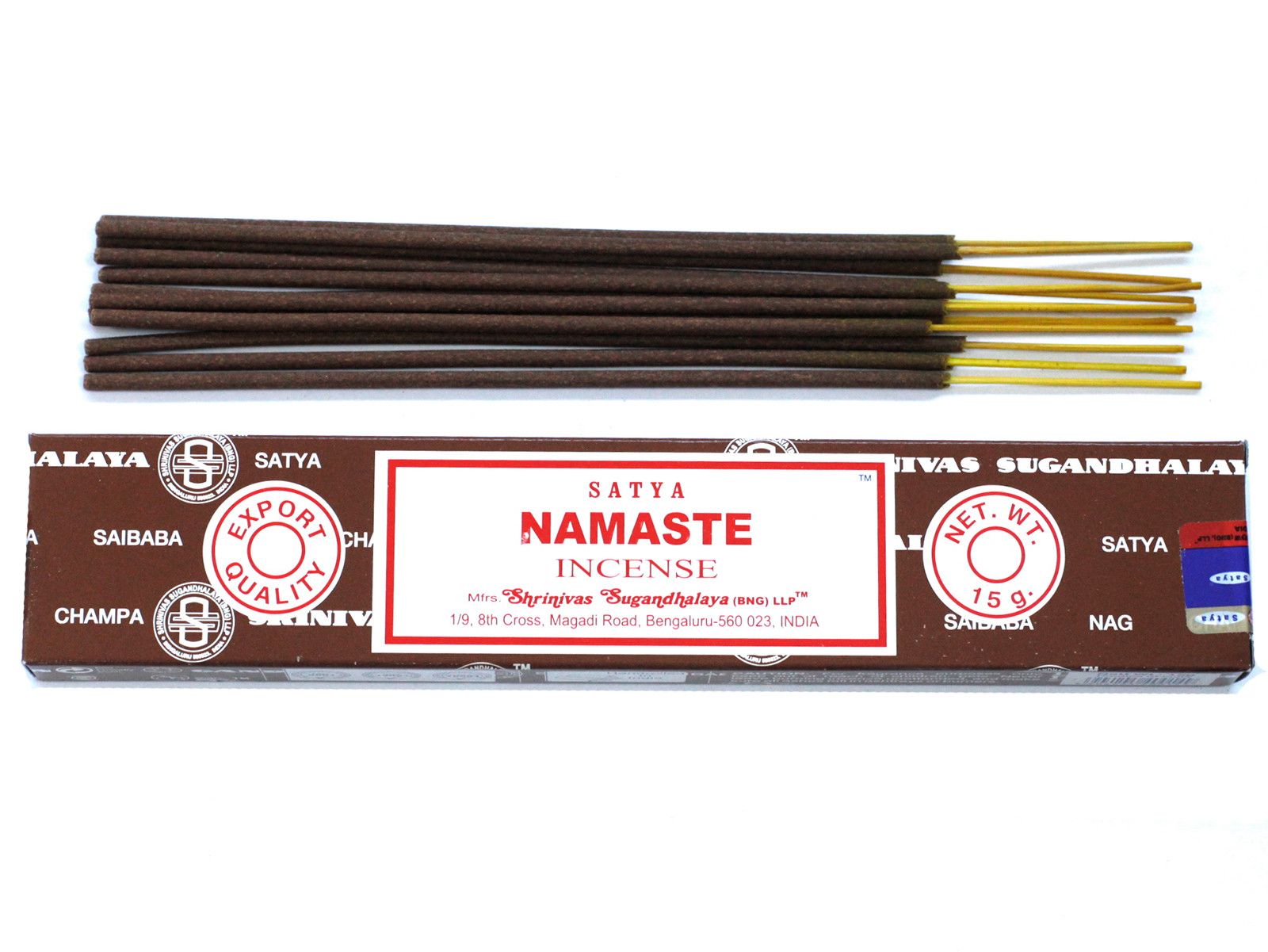 Satya Incense 15gm -  Namaste - Herbalshire Handmade Herbal Products