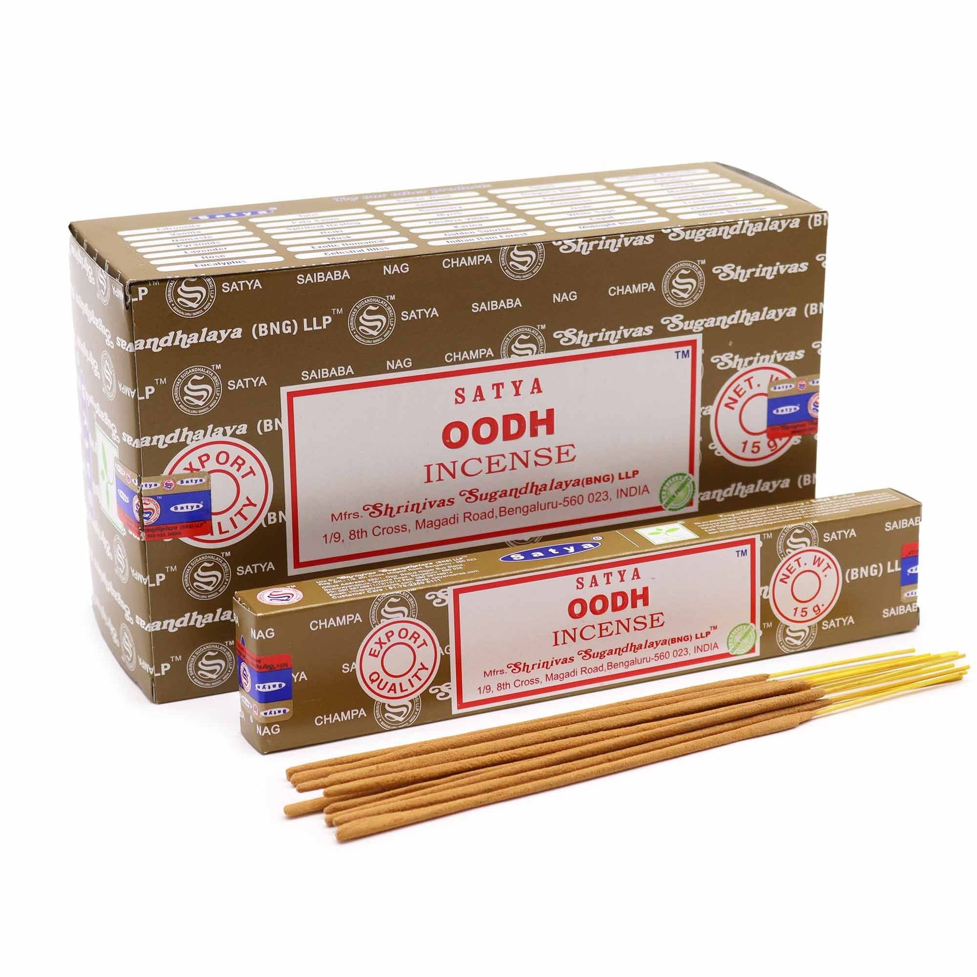 Satya Incense 15gm -  Oodh - Herbalshire Handmade Herbal Products