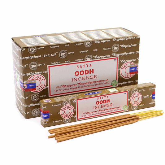 Satya Incense 15gm -  Oodh - Herbalshire Handmade Herbal Products