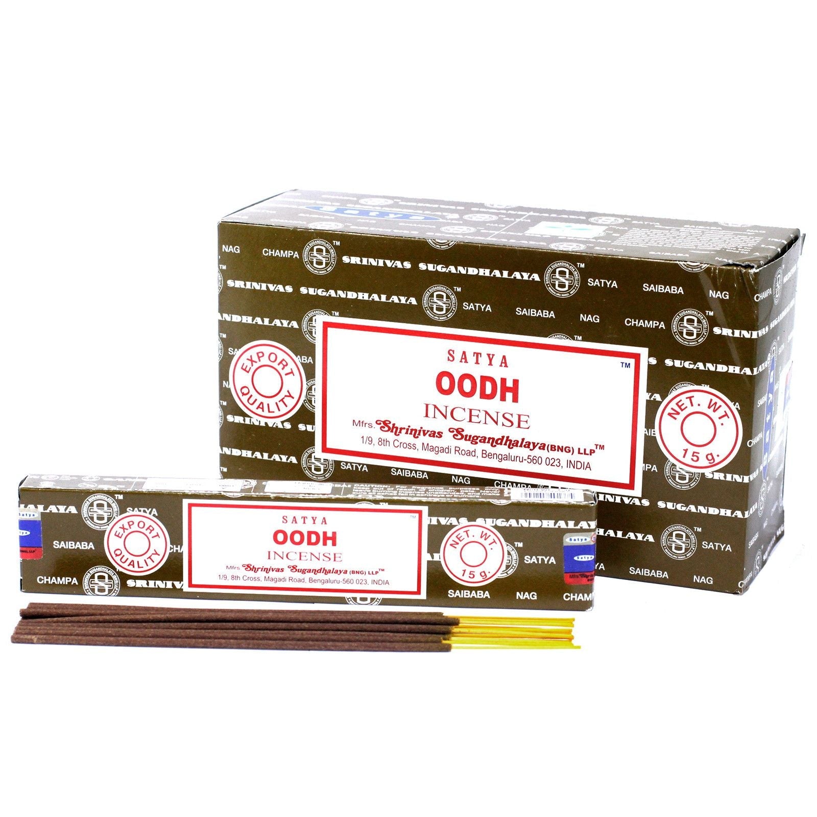 Satya Incense 15gm -  Oodh - Herbalshire Handmade Herbal Products