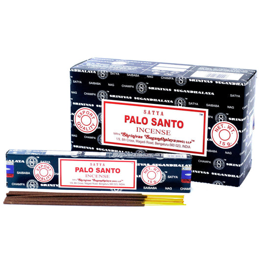 Satya Incense 15gm -  Palo Santo - Herbalshire Handmade Herbal Products