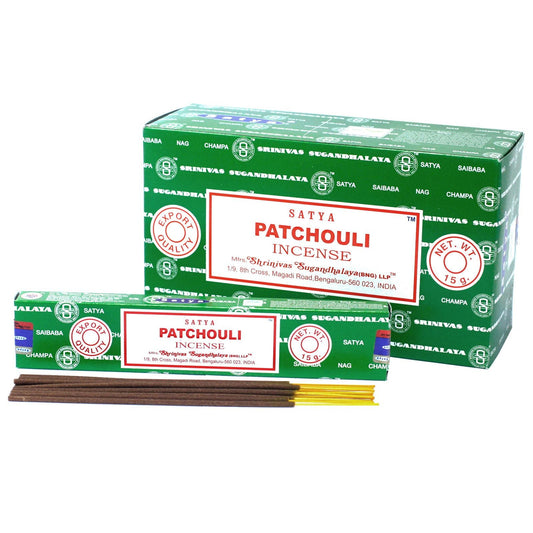 Satya Incense 15gm -  Patchouli - Herbalshire Handmade Herbal Products