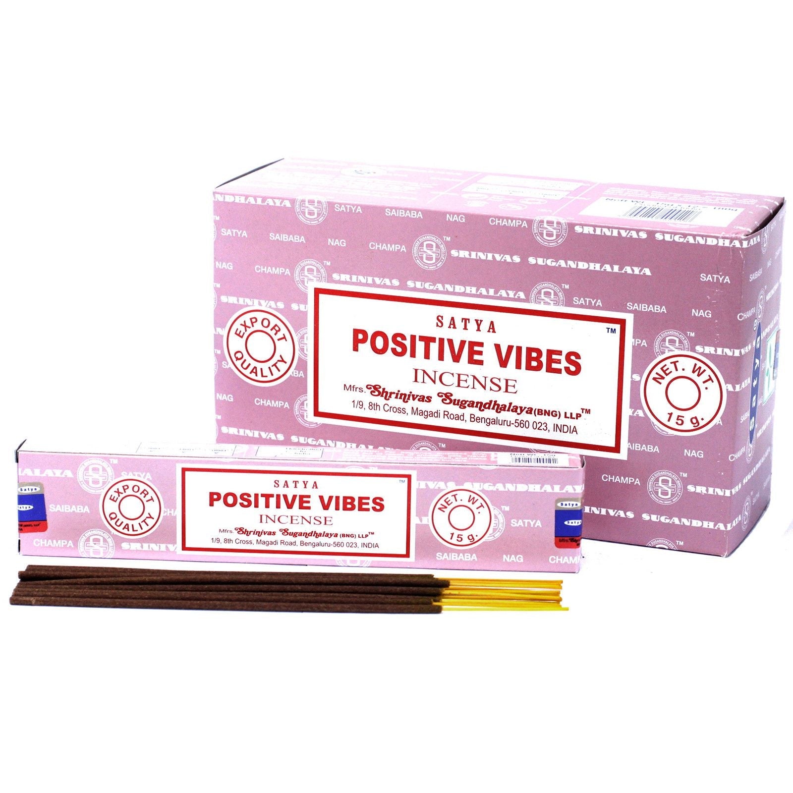 Satya Incense 15gm -  Positive Vibes - Herbalshire Handmade Herbal Products