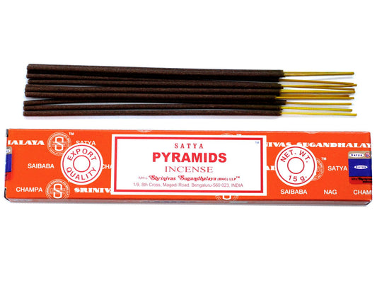 Satya Incense 15gm -  Pyramid - Herbalshire Handmade Herbal Products