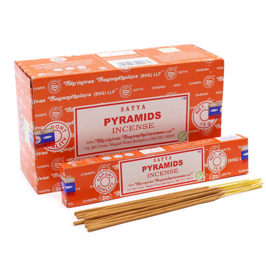 Satya Incense 15gm -  Pyramid - Herbalshire Handmade Herbal Products