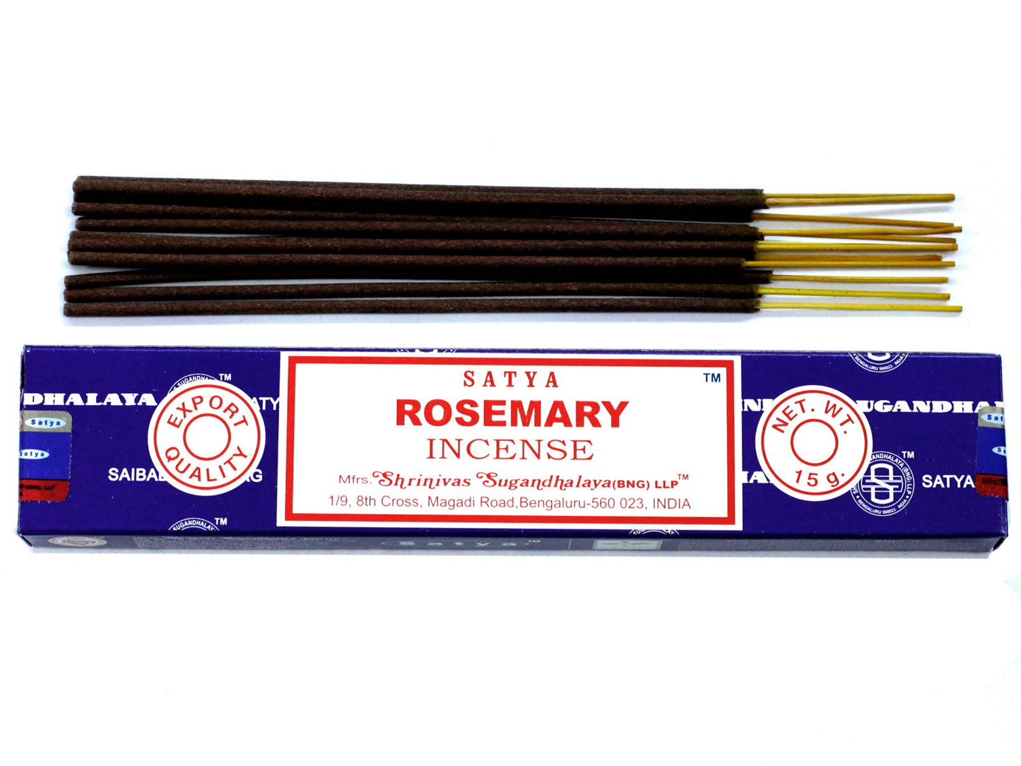Satya Incense 15gm -  Rosemary - Herbalshire Handmade Herbal Products