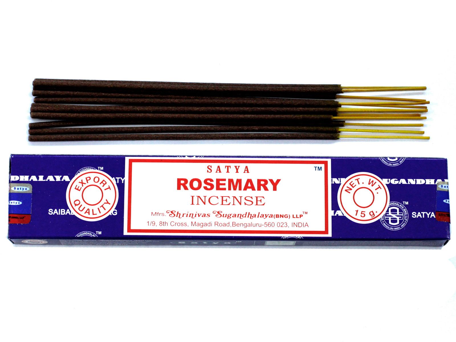Satya Incense 15gm -  Rosemary - Herbalshire Handmade Herbal Products