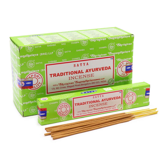 Satya Incense 15gm -  Tr.Ayurveda - Herbalshire Handmade Herbal Products