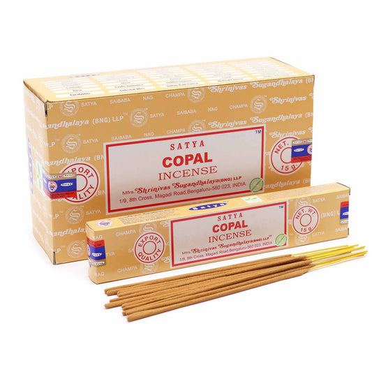 Satya Incense Sticks 15g - Copal - Herbalshire Handmade Herbal Products