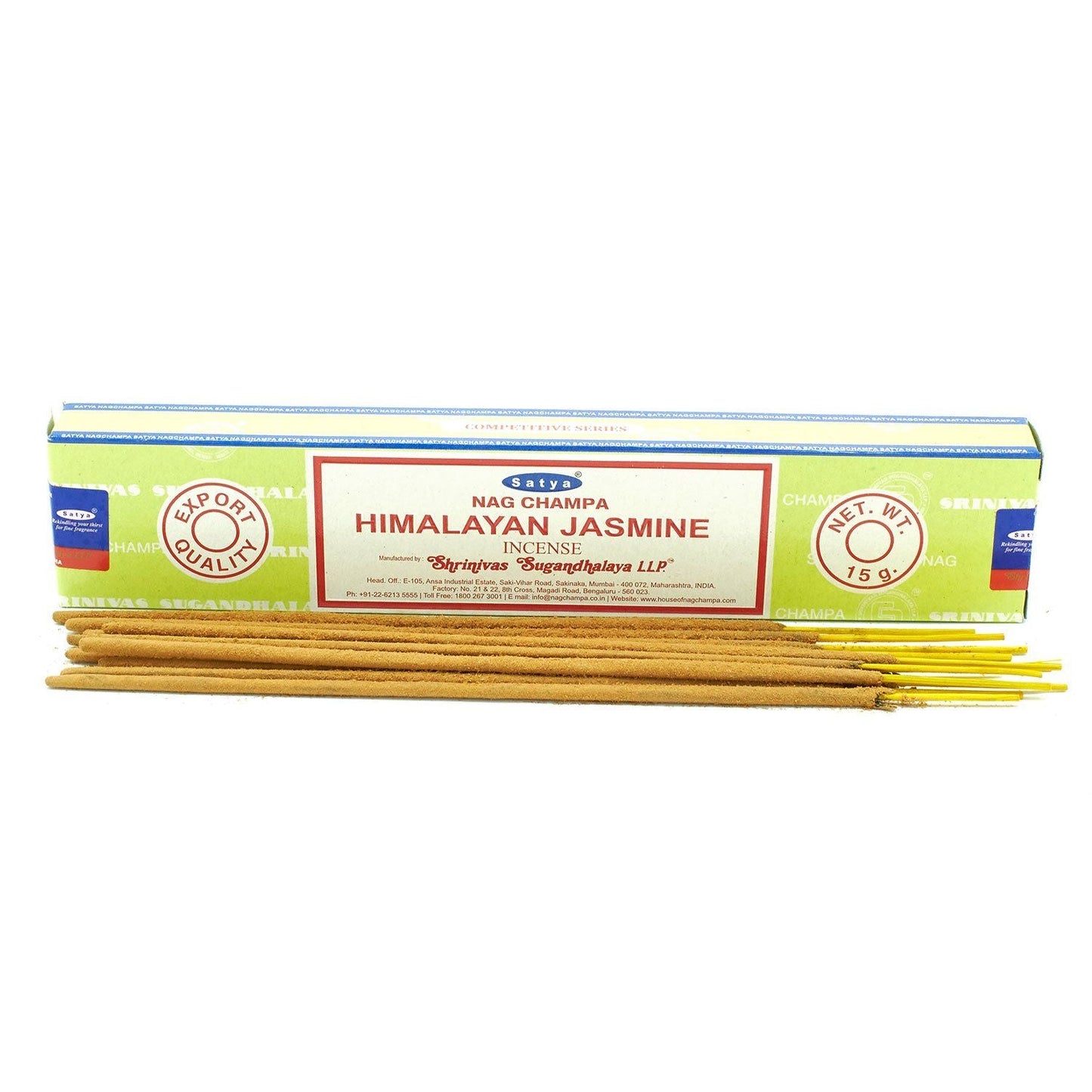 Satya Incense Sticks 15g - Himalayan Jasmine - Herbalshire Handmade Herbal Products
