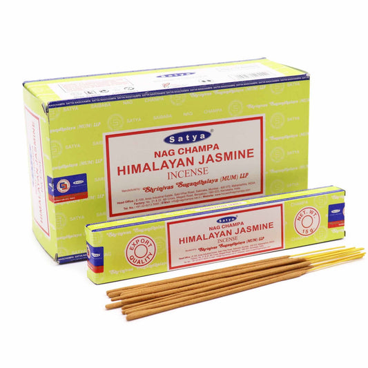 Satya Incense Sticks 15g - Himalayan Jasmine - Herbalshire Handmade Herbal Products