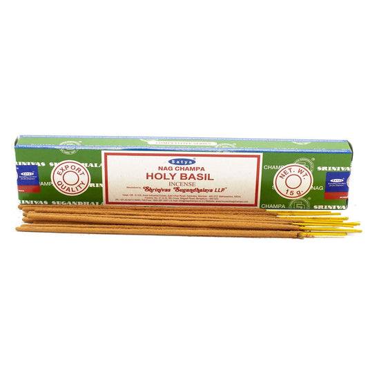 Satya Incense Sticks 15g - Holy Basil - Herbalshire Handmade Herbal Products