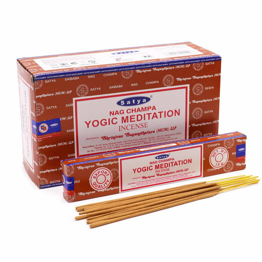 Satya Incense Sticks 15g - Yogic Meditation - Herbalshire Handmade Herbal Products