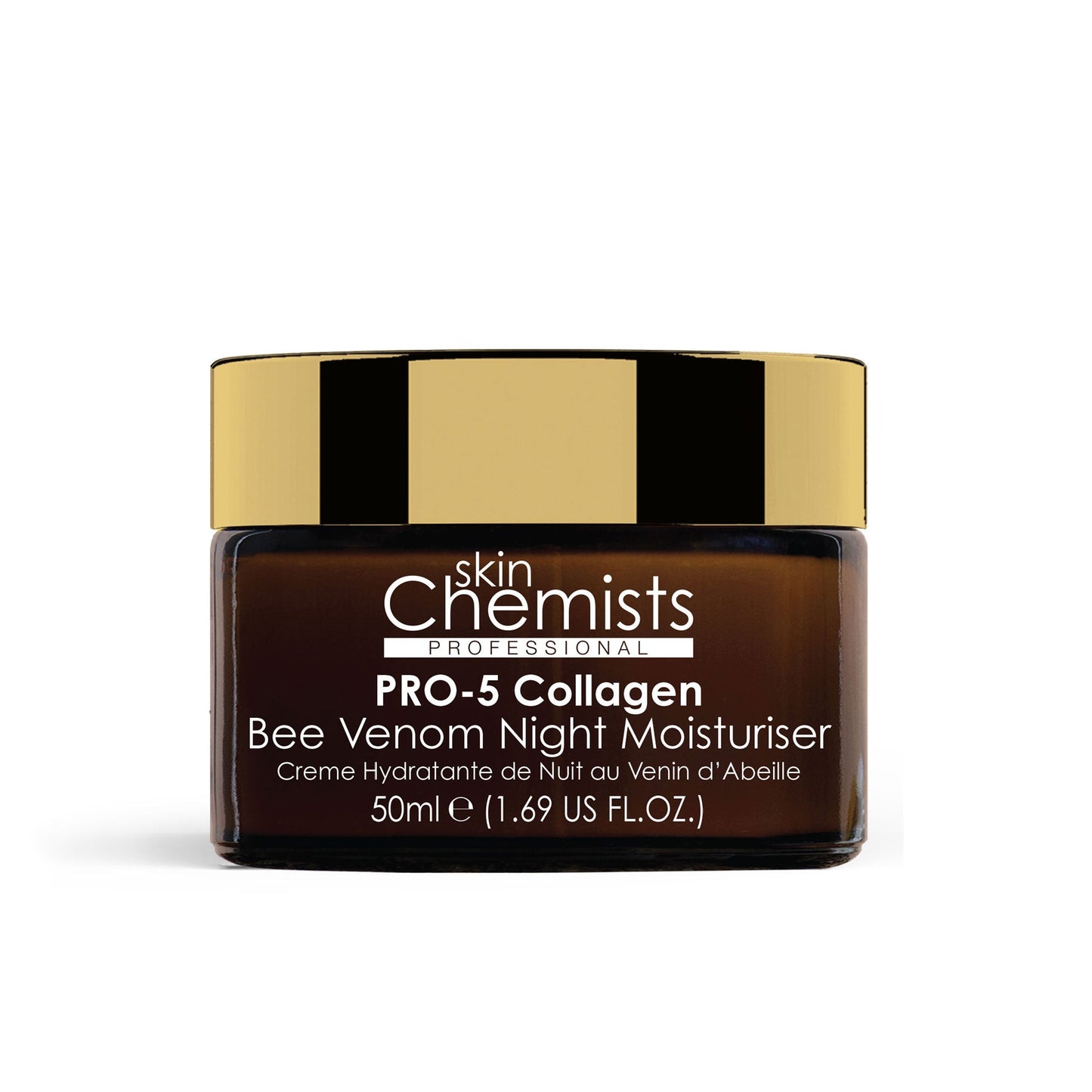 SC Pro - 5 Collagen Bee Venom Night Moisturiser 50ml - Herbalshire Handmade Herbal Products