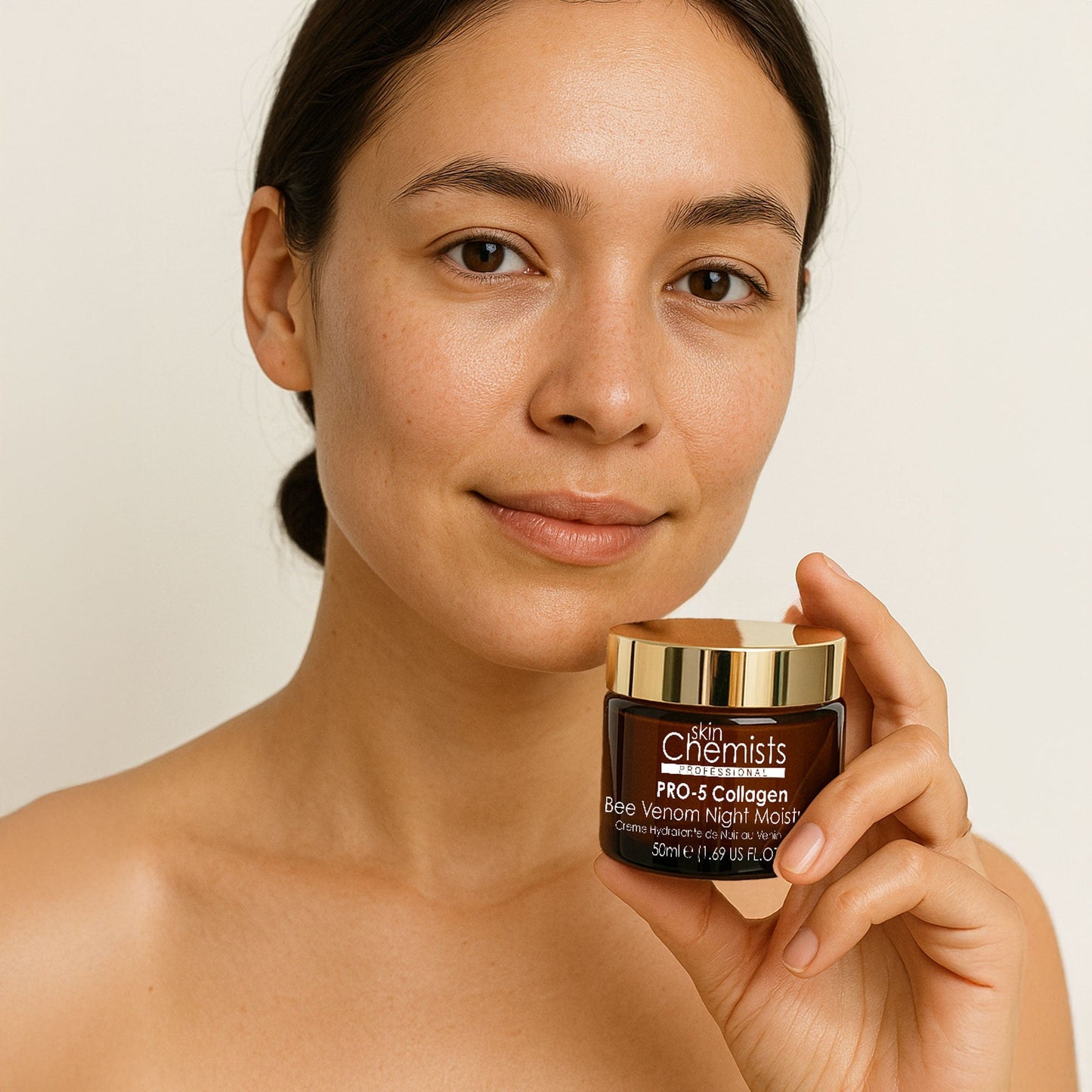 SC Pro - 5 Collagen Bee Venom Night Moisturiser 50ml - Herbalshire Handmade Herbal Products