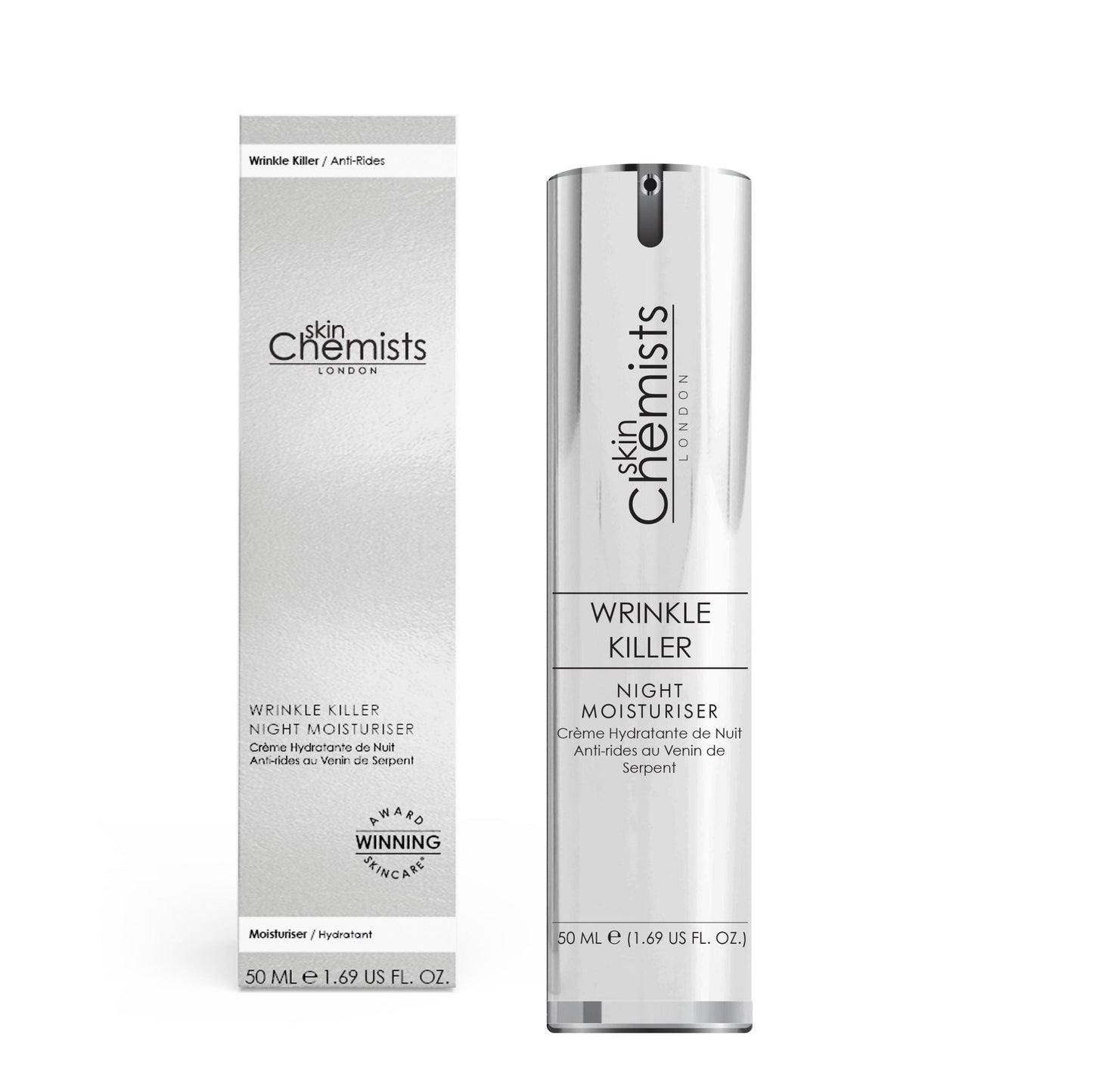 SC Wrinkle Killer Night Moisturiser 50ml - Herbalshire Handmade Herbal Products