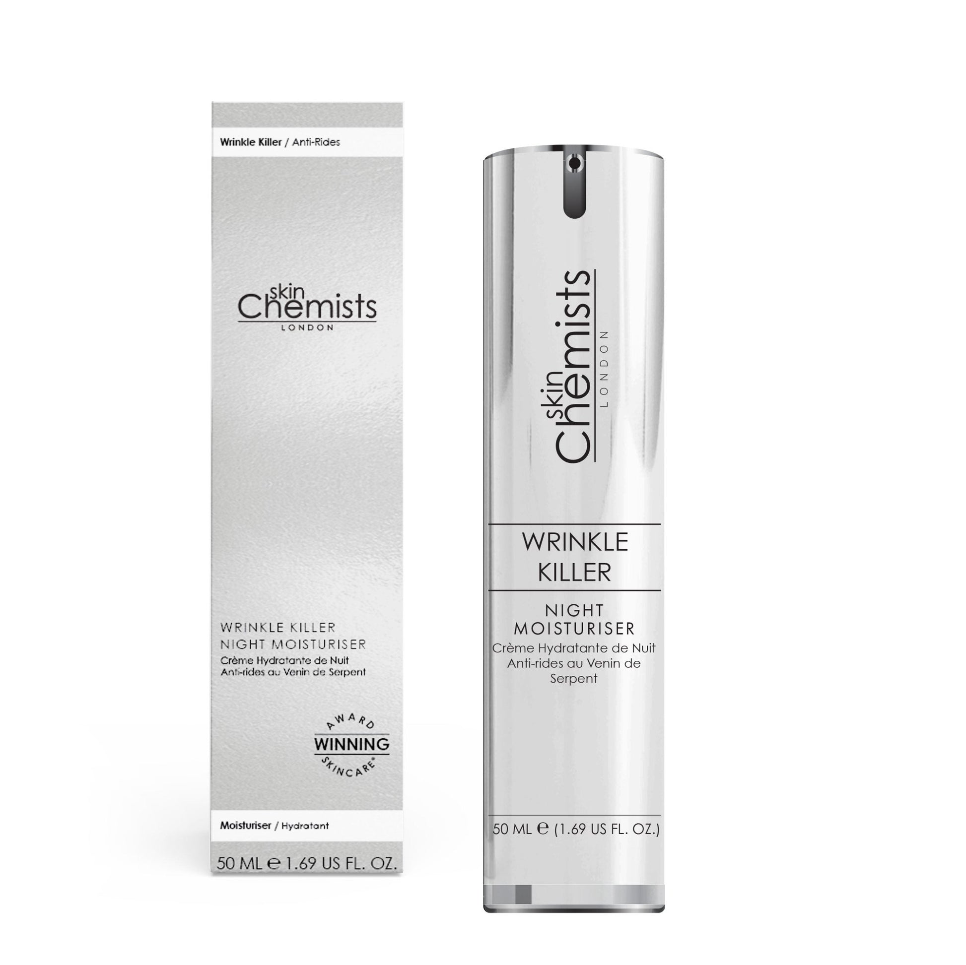 SC Wrinkle Killer Night Moisturiser 50ml - Herbalshire Handmade Herbal Products