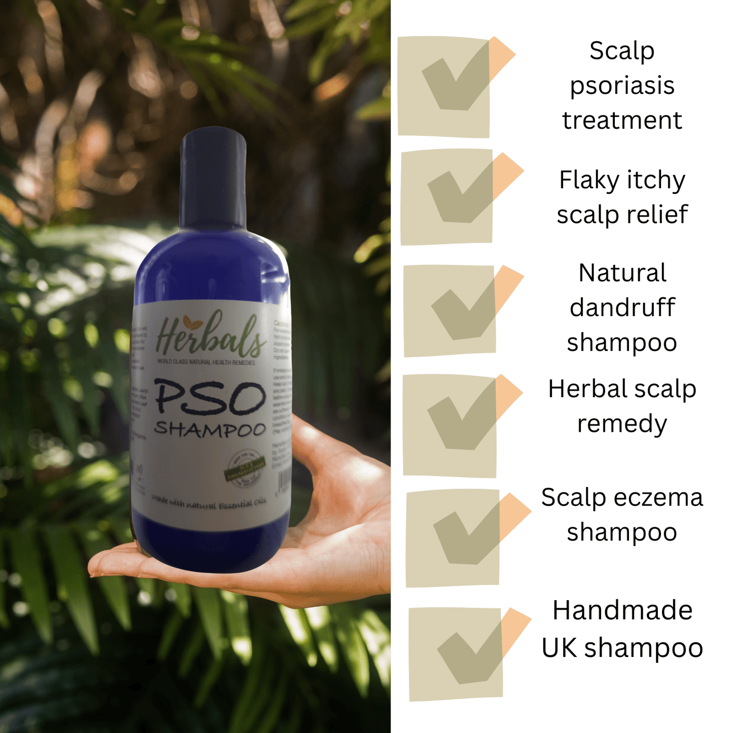 Scalp Psoriasis Treatment Shampoo Natural Handmade Relief for Flaky Itchy Scalp - Herbalshire Handmade Herbal Products