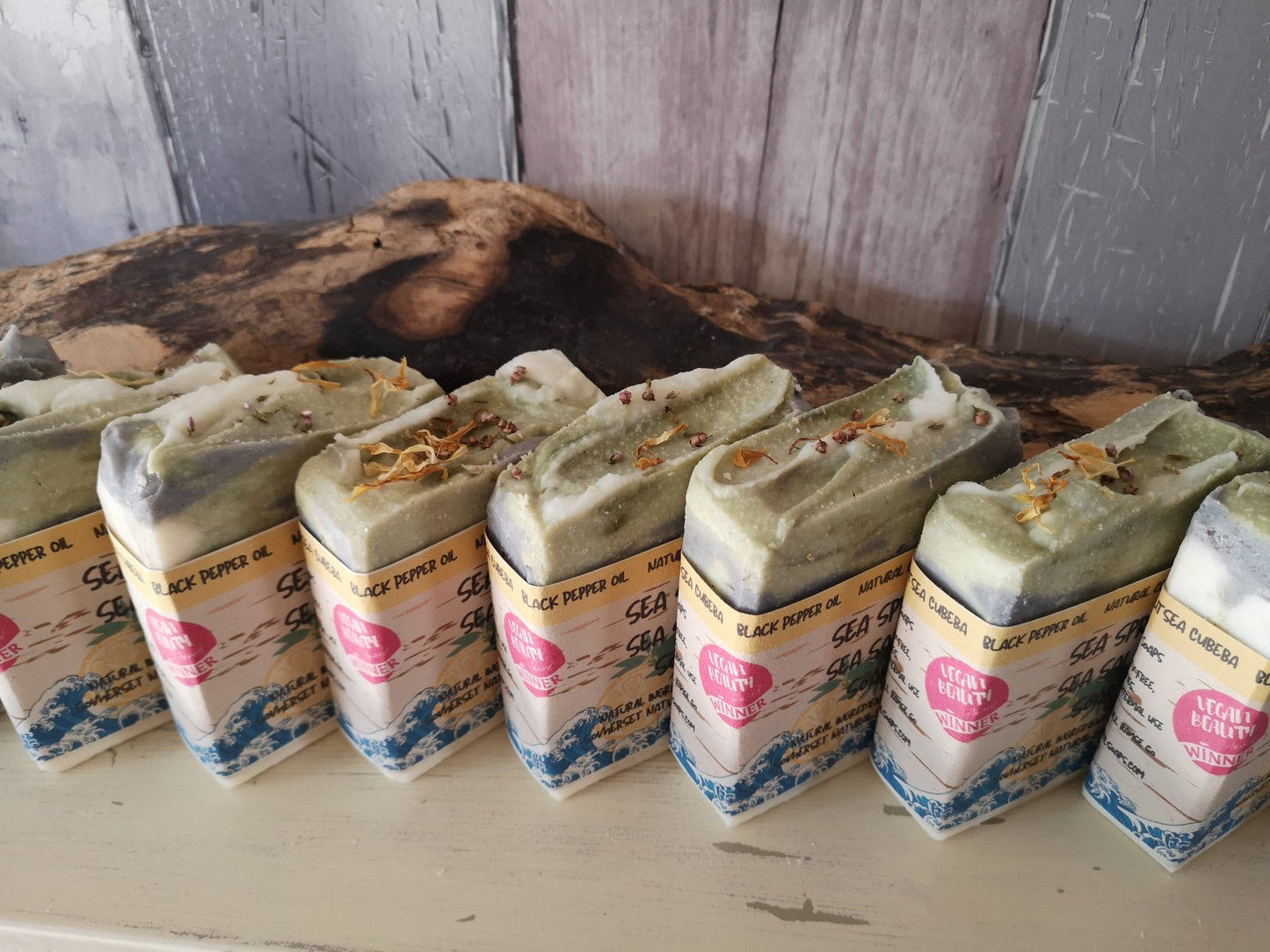 Sea Spray Sea Salt Soap - Herbalshire Handmade Herbal Products