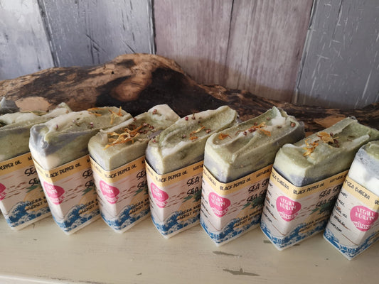 Sea Spray Sea Salt Soap - Herbalshire Handmade Herbal Products