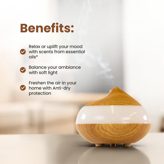 Sensory Spa Diffuser clear Panel USB - Herbalshire Handmade Herbal Products