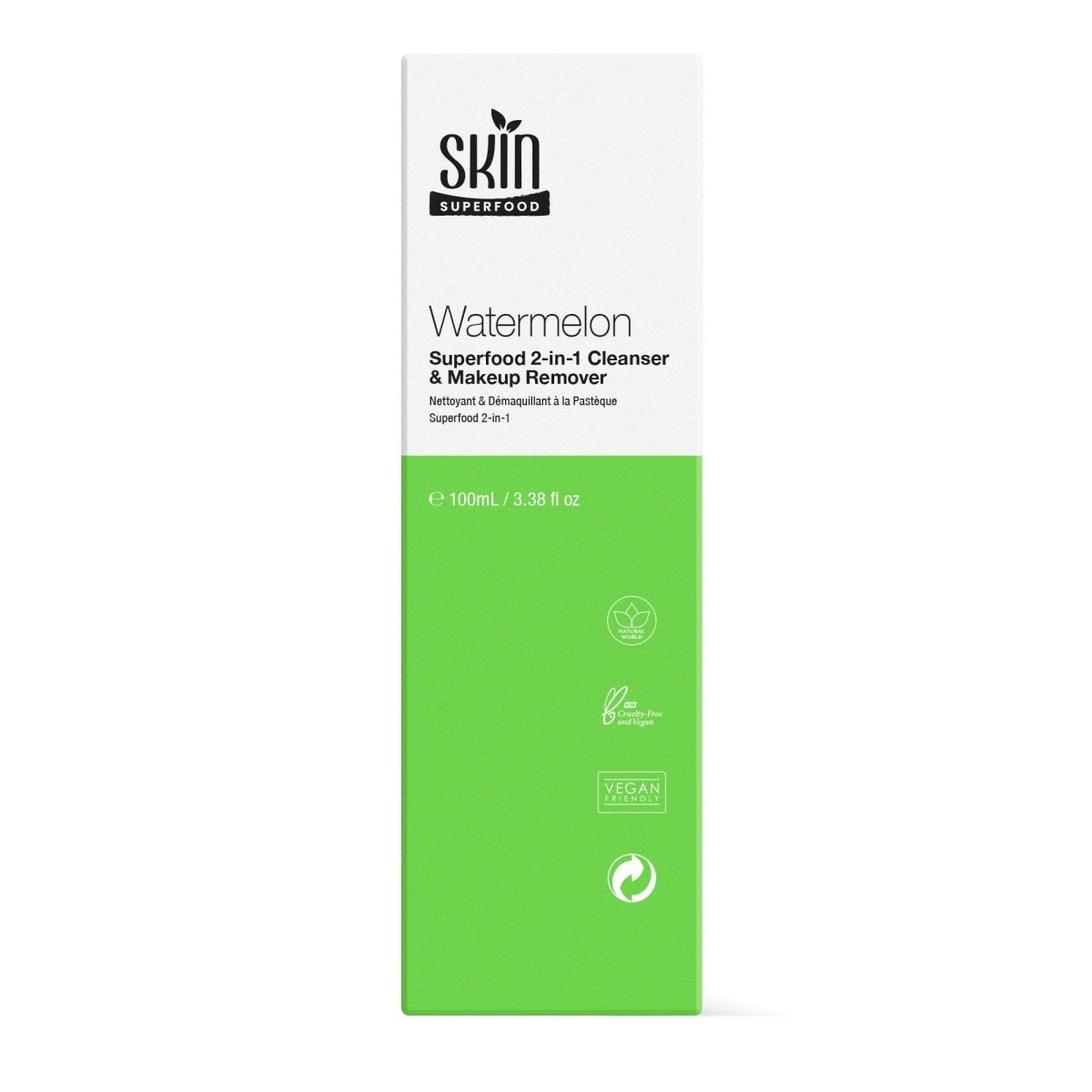 SF Watermelon Superfood 2 - in - 1 Cleanser & Makeup Remover 100ml - Herbalshire Handmade Herbal Products