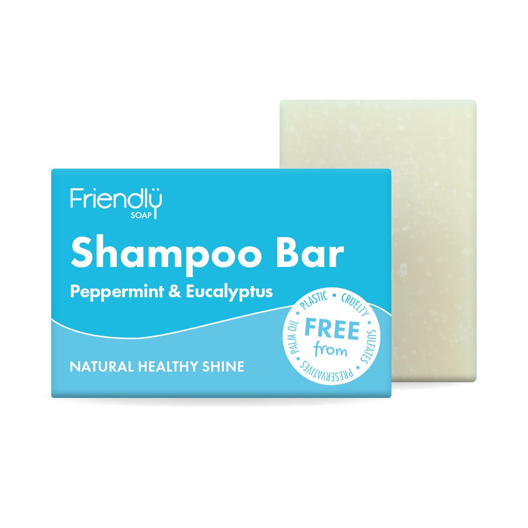 Shampoo Bar - Peppermint & Eucalyptus - Herbalshire Handmade Herbal Products