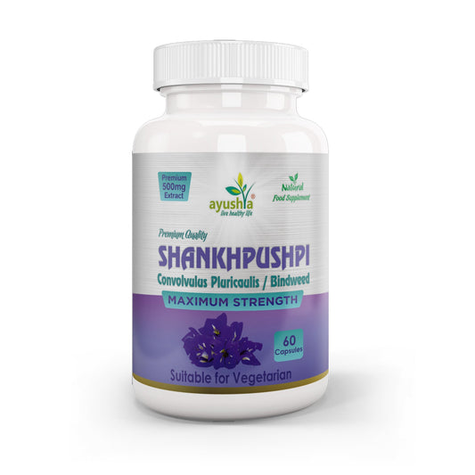 Shankhpushpi Capsule - Herbalshire Handmade Herbal Products