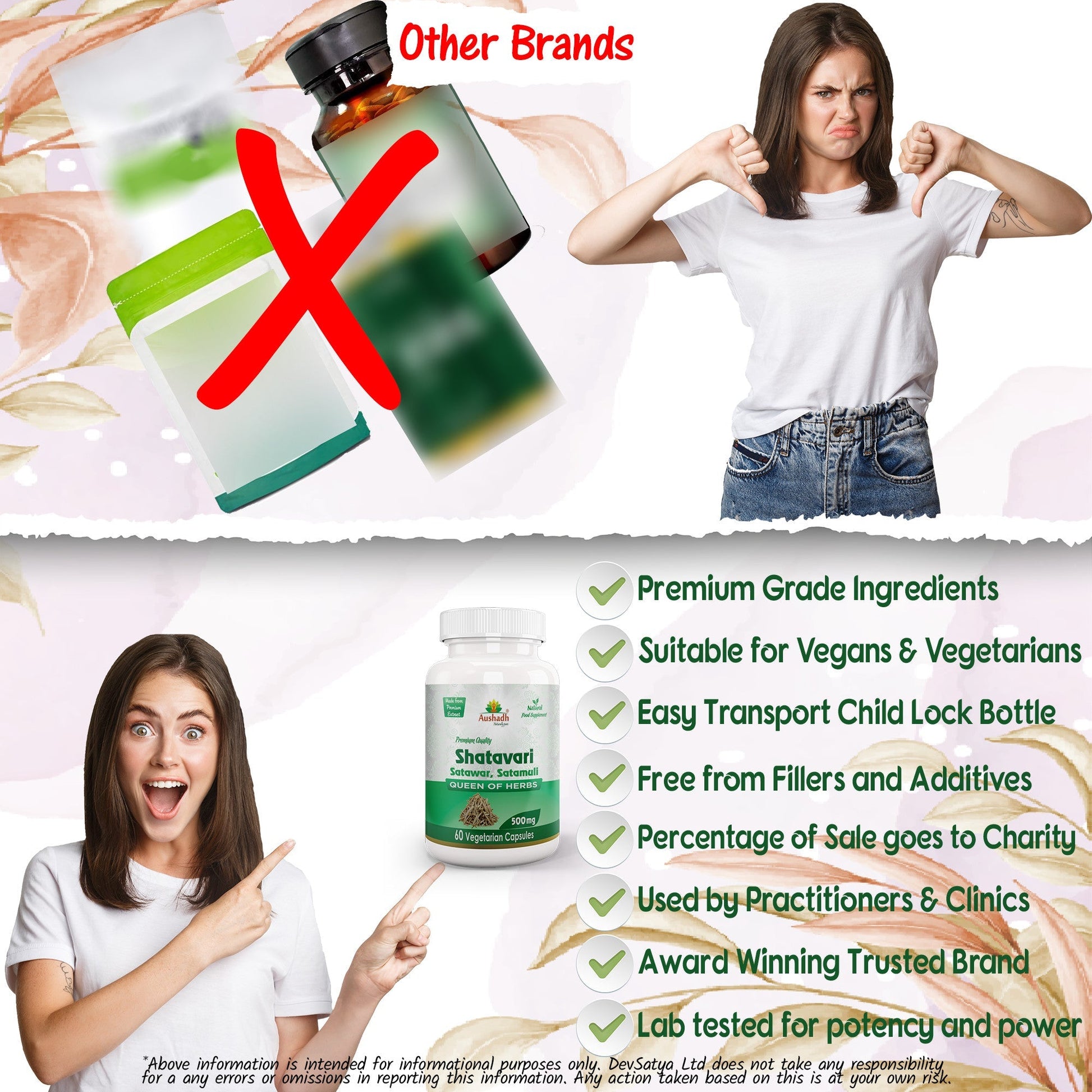 Shatavari Capsule - Herbalshire Handmade Herbal Products