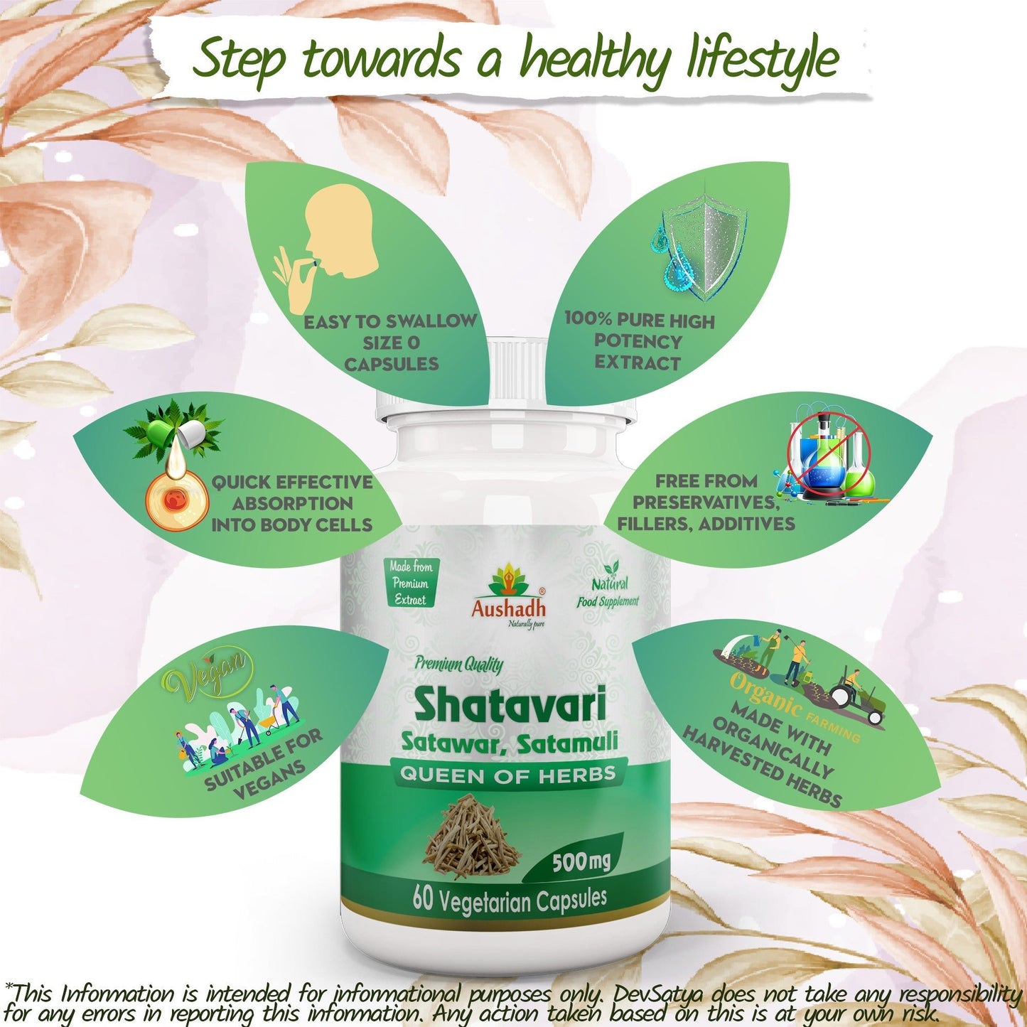 Shatavari Capsule - Herbalshire Handmade Herbal Products