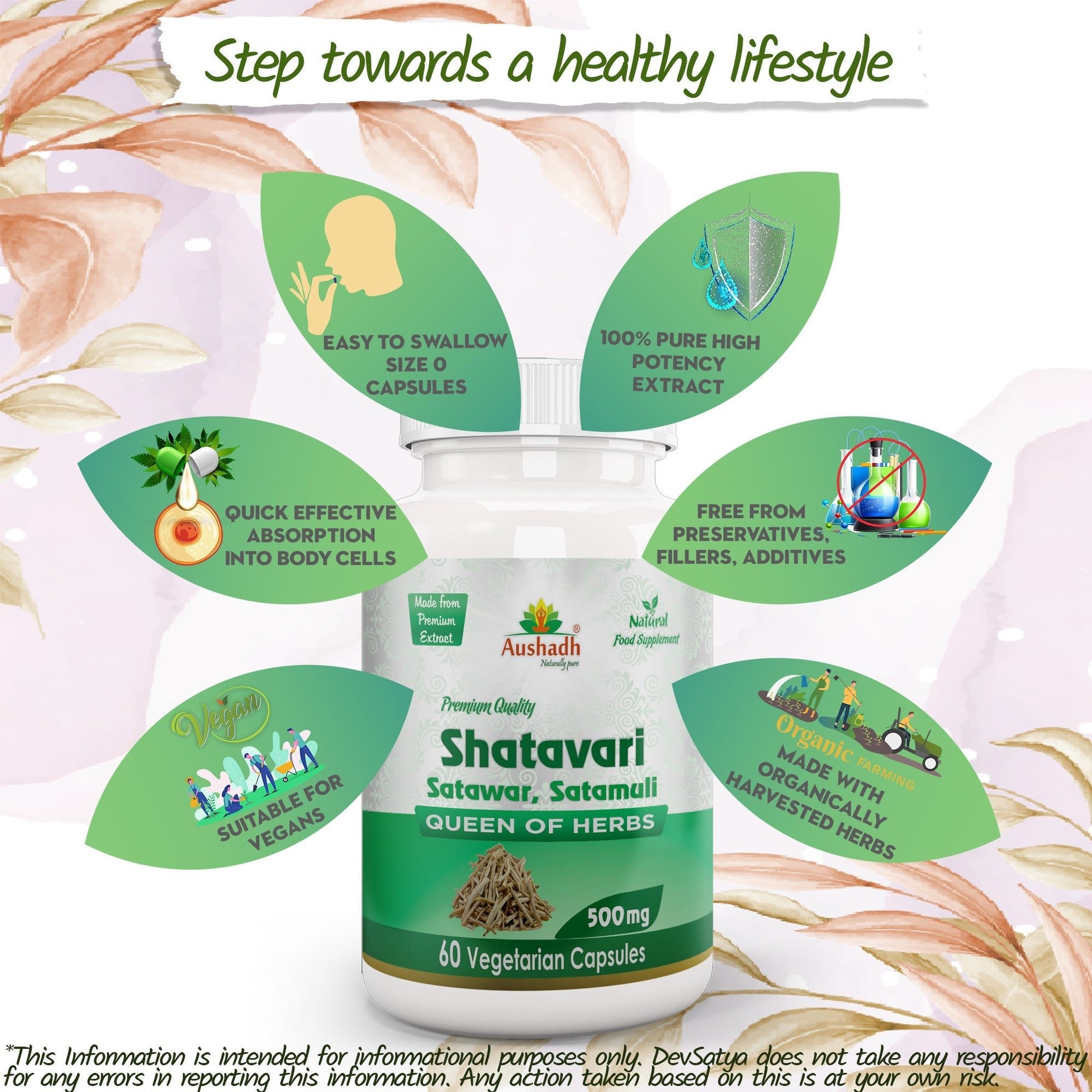 Shatavari Capsule - Herbalshire Handmade Herbal Products