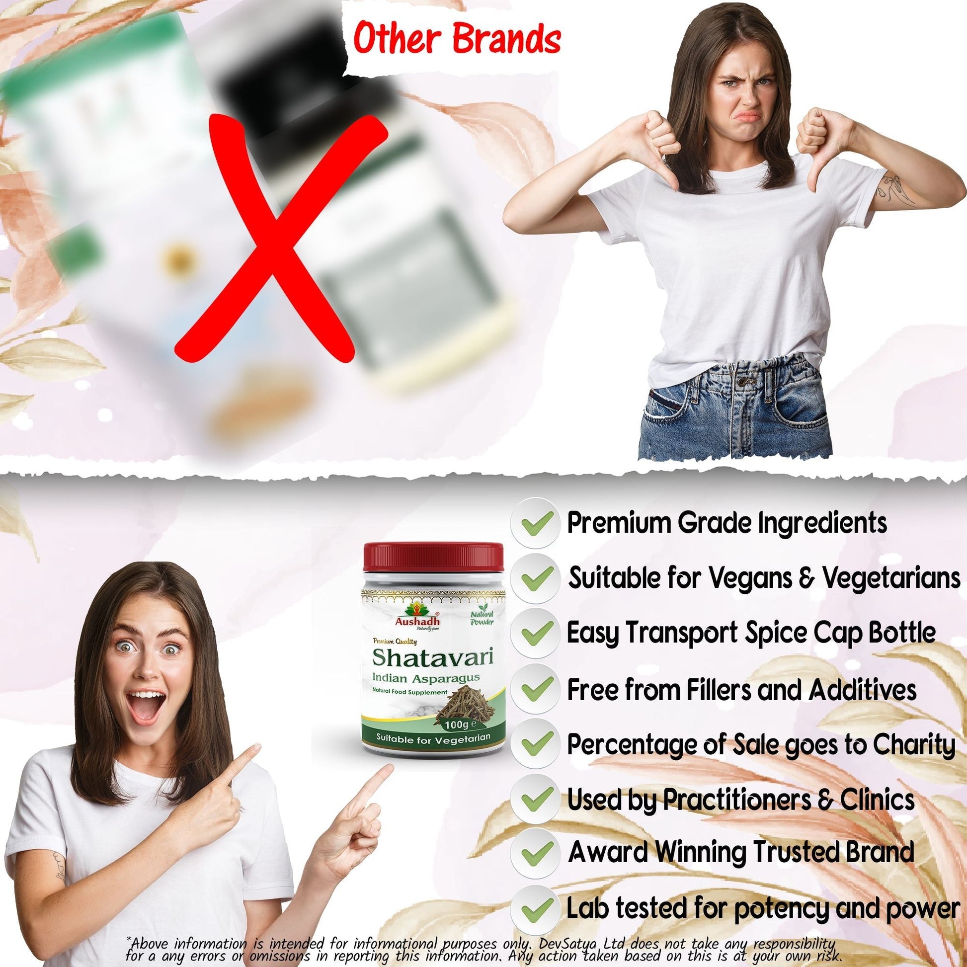 Shatavari Powder - Herbalshire Handmade Herbal Products
