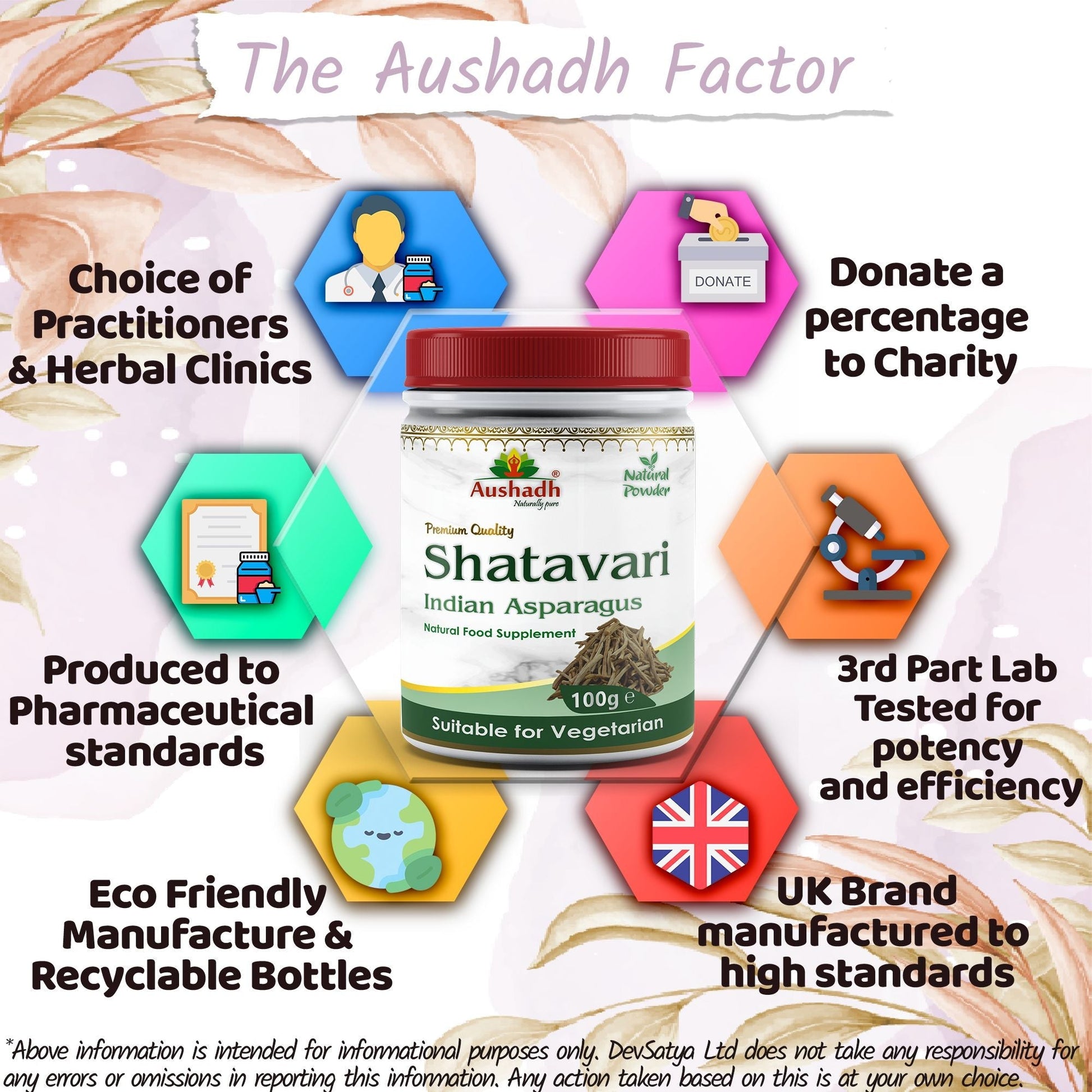 Shatavari Powder - Herbalshire Handmade Herbal Products