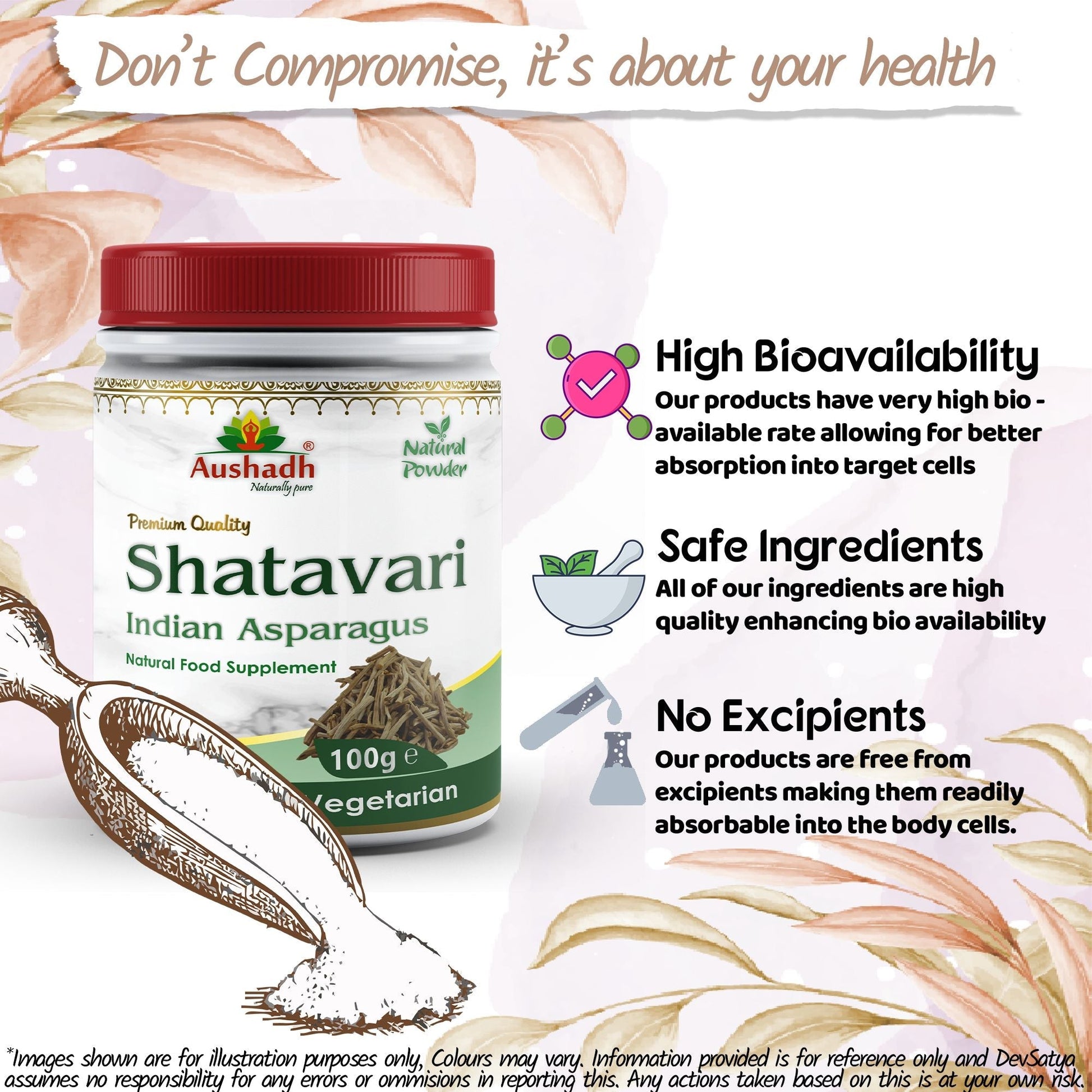 Shatavari Powder - Herbalshire Handmade Herbal Products