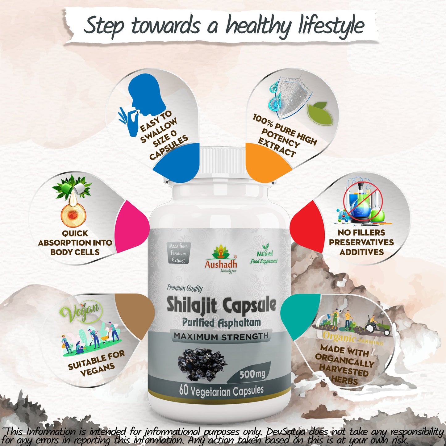 Shilajit Capsule - Herbalshire Handmade Herbal Products