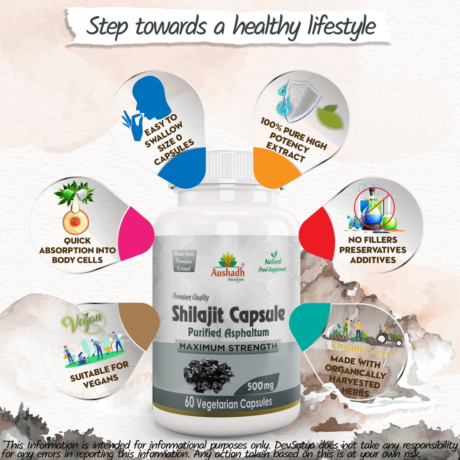 Shilajit Capsule - Herbalshire Handmade Herbal Products