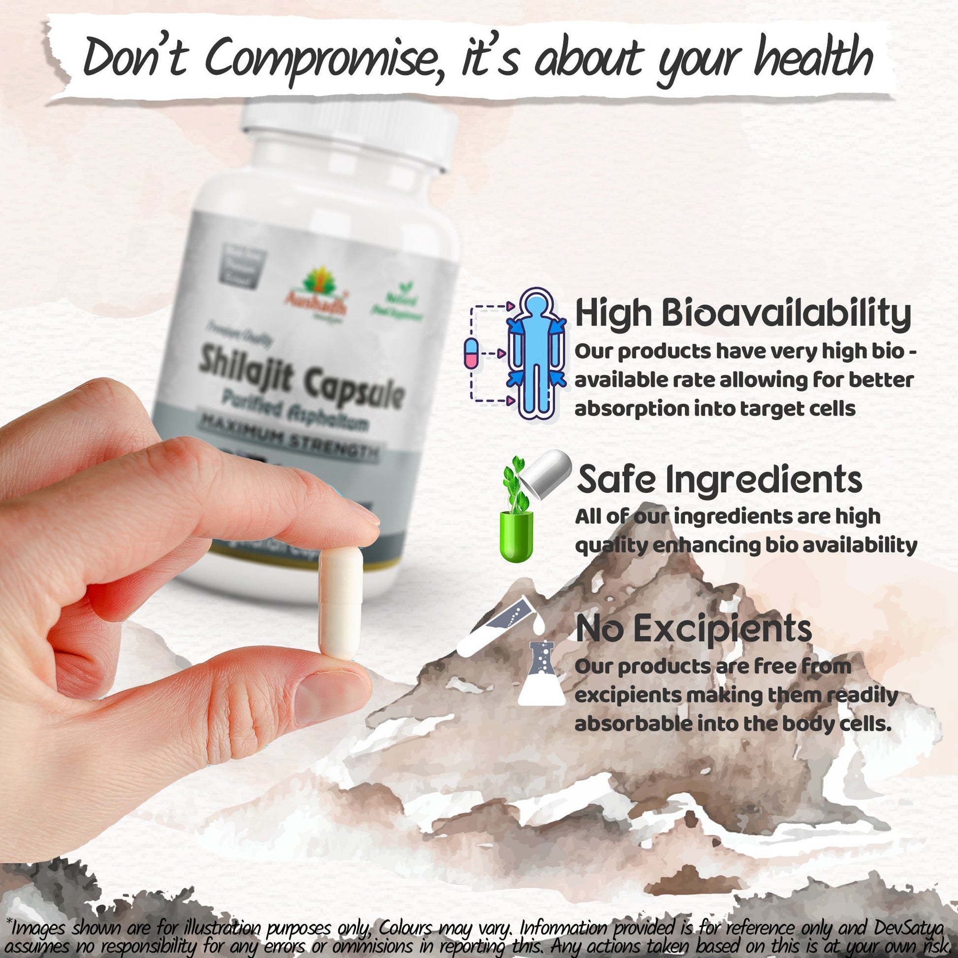 Shilajit Capsule - Herbalshire Handmade Herbal Products