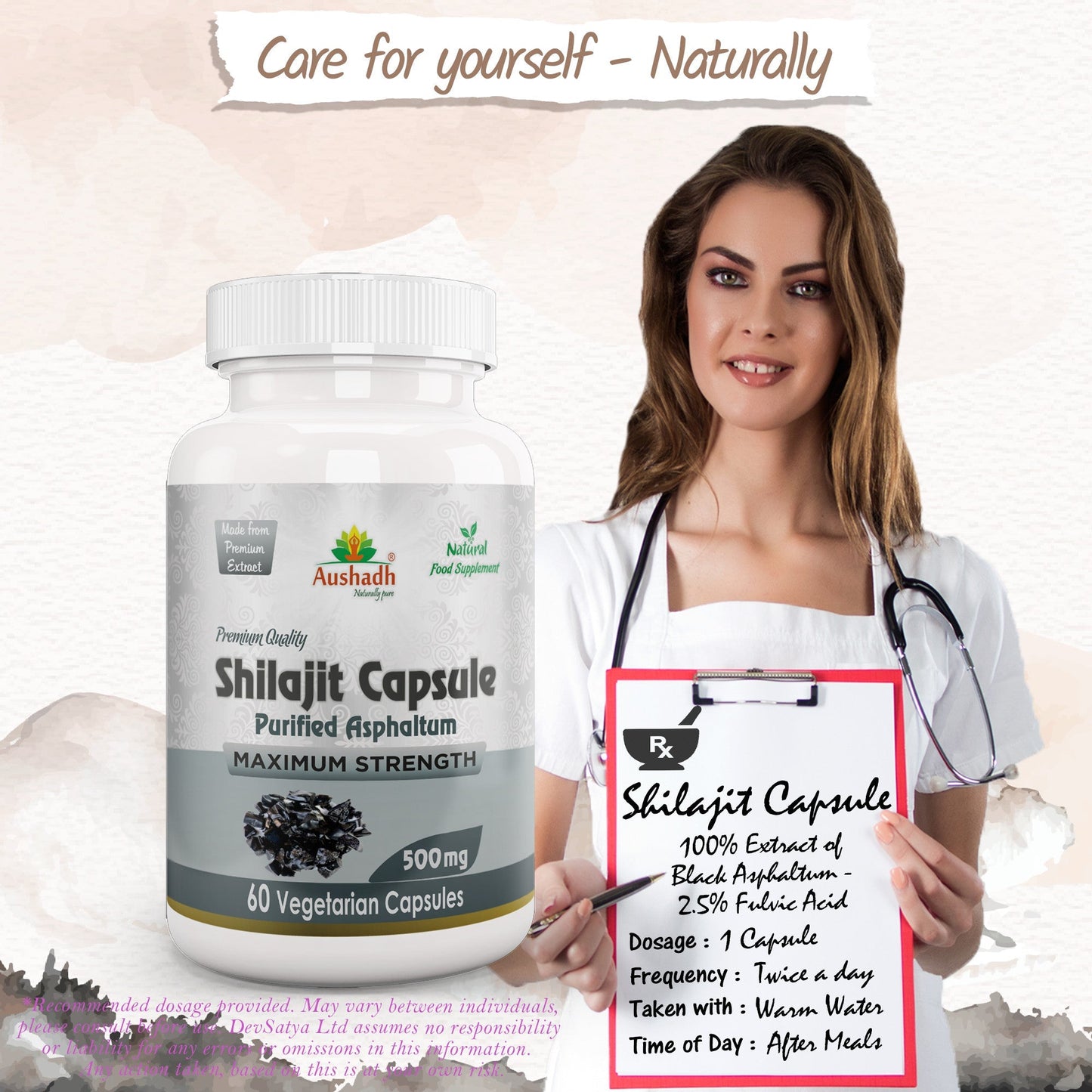 Shilajit Capsule - Herbalshire Handmade Herbal Products