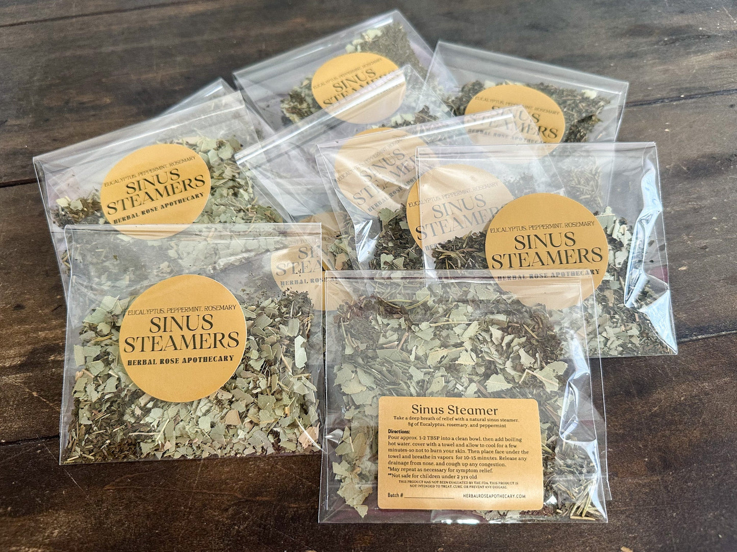 Sinus Steamers - Herbalshire Handmade Herbal Products