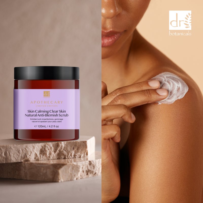 Skin Calming Clear Skin Natural Anti - Blemish Scrub 120ml - Herbalshire Handmade Herbal Products