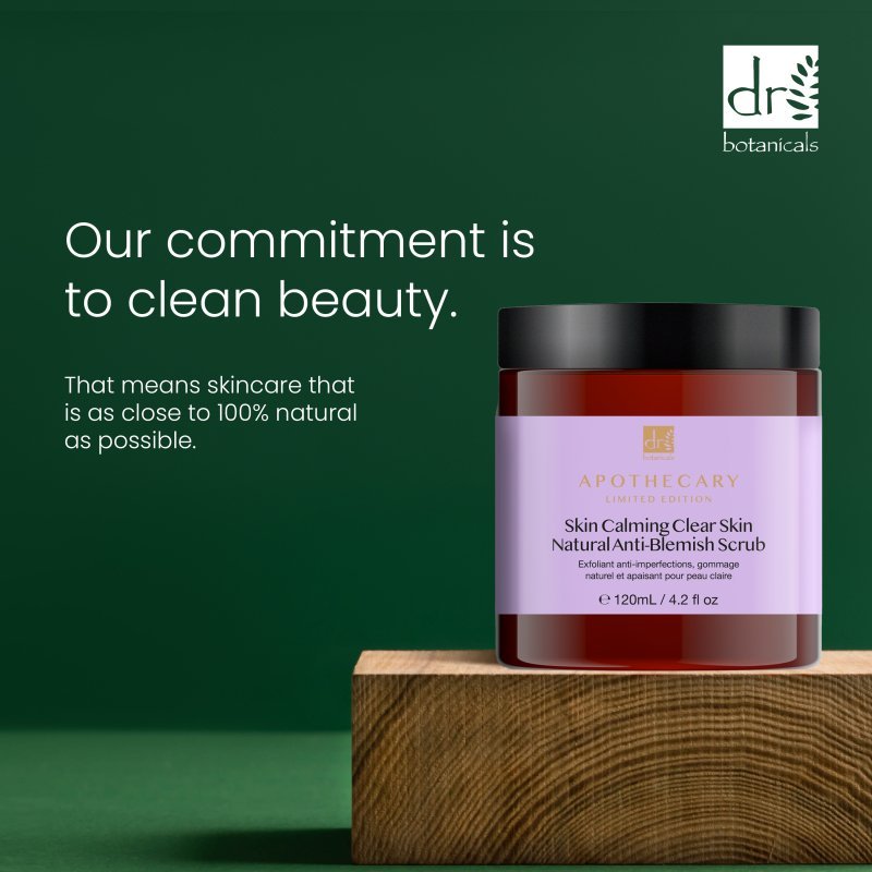 Skin Calming Clear Skin Natural Anti - Blemish Scrub 120ml - Herbalshire Handmade Herbal Products