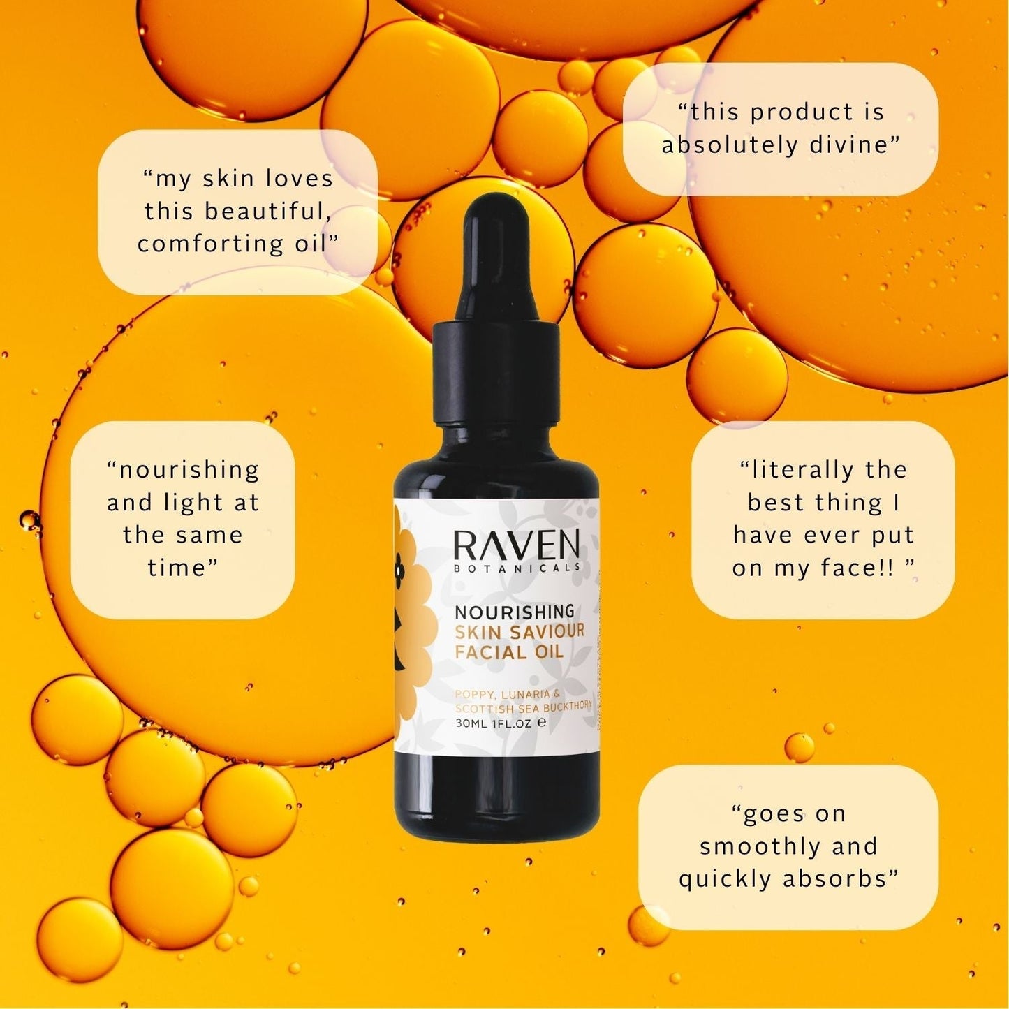 Skin Saviour Nourishing Facial Oil - Herbalshire Handmade Herbal Products
