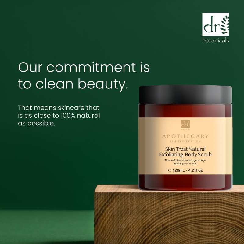 Skin Treat Natural Exfoliating Body Scrub 120ml - Herbalshire Handmade Herbal Products