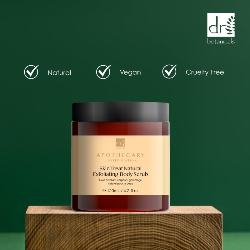 Skin Treat Natural Exfoliating Body Scrub 120ml - Herbalshire Handmade Herbal Products