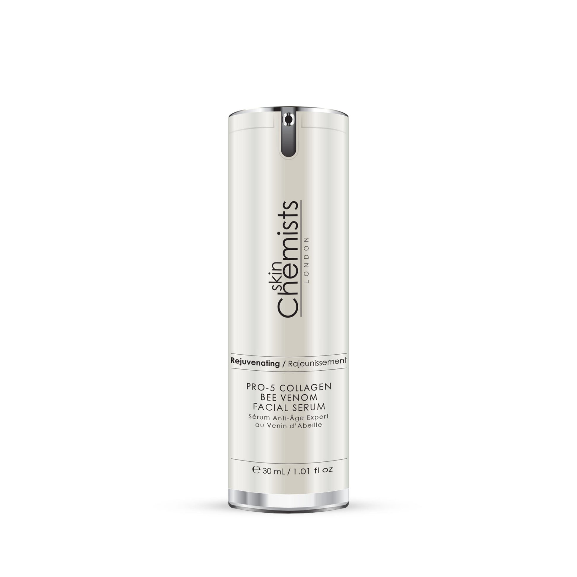 skinChemists Pro - 5 Collagen Bee Venom Facial Serum 30ml - Herbalshire Handmade Herbal Products