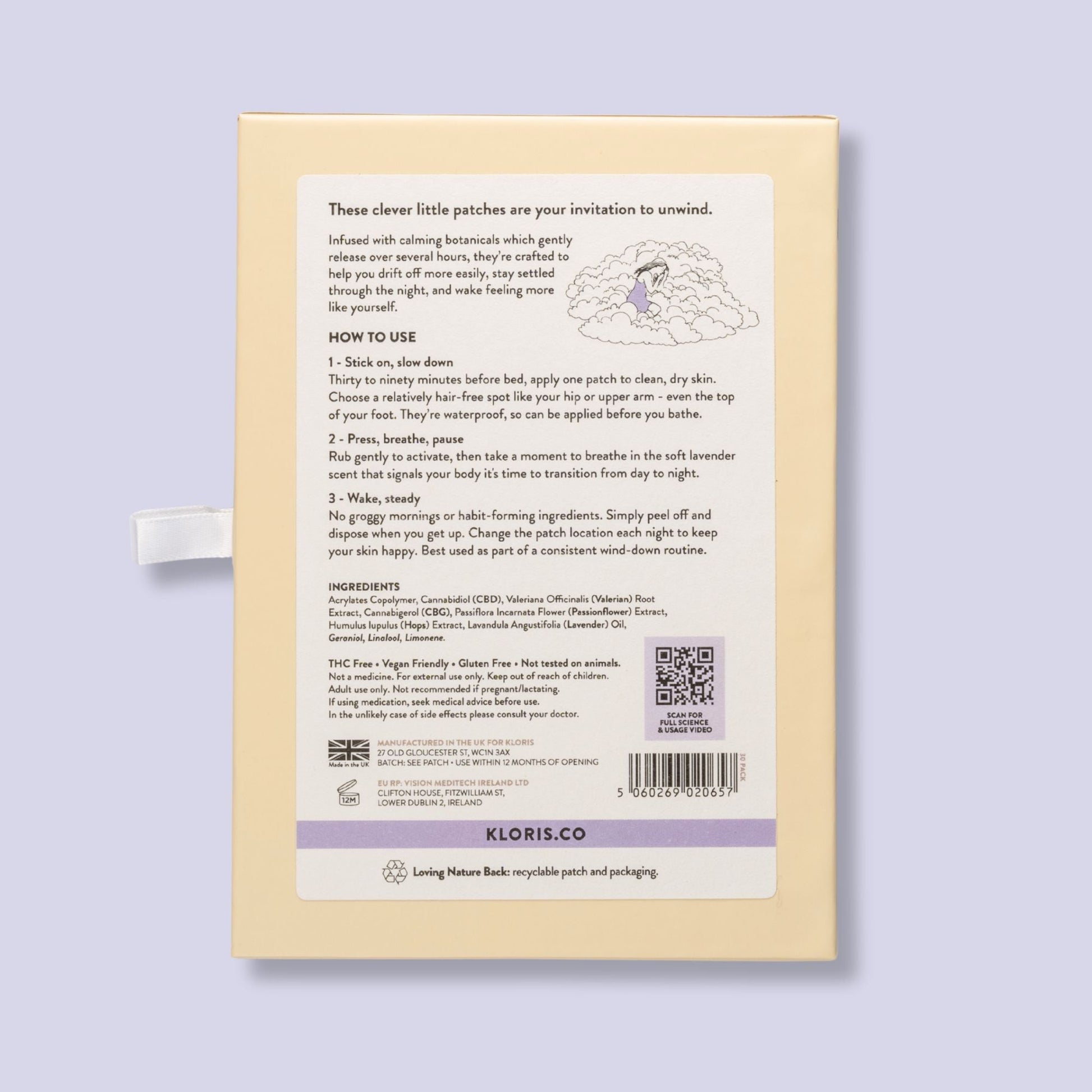 Sleep Time Patches - Herbalshire Handmade Herbal Products