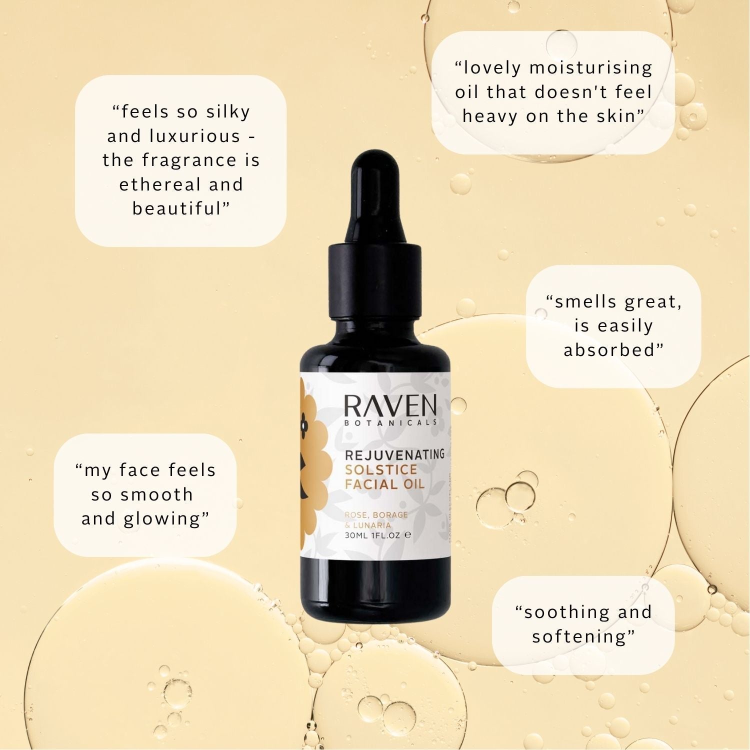 Solstice Rejuvenating Facial Oil - Herbalshire Handmade Herbal Products